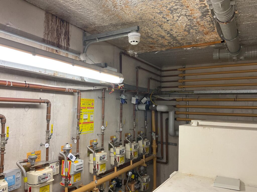Smoke Detector In Plant Room